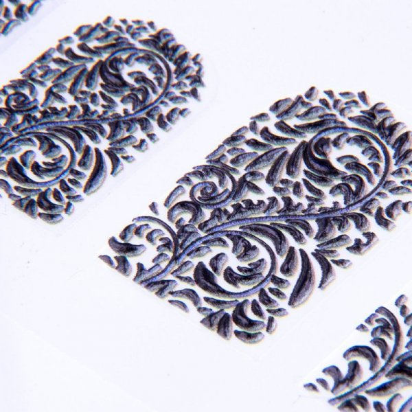 Naklejki biżuteryjne 5D samoprzylepne wypukłe akrylowe wzory ornamenty Nr 33