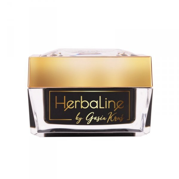 Żel budujący do paznokci HEMA/Di-HEMA Free z olejkiem z drzewa herbacianego MollyLac HerbaLine Shiny Flakes by Gosia Kruś 50g