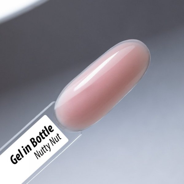 Żel do paznokci w butelce z pędzelkiem Gel in Bottle Molly Nails Pro Salon Nutty Nut HEMA/Di-HEMA Free 15g