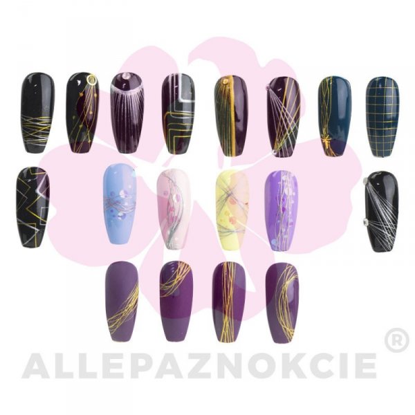 Żel do zdobień Spider Gel Allepaznokcie czerwony red 3ml