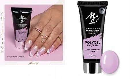 Akrylożel polygel MollyLac Wild Orchi 30ml