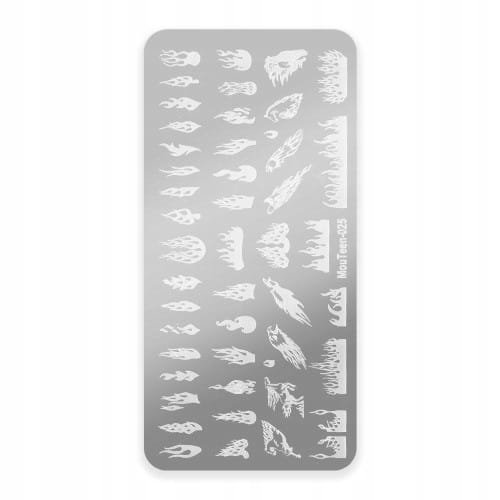 BLASZKA Płytka wzorki DO STEMPLI stamp Mouteen 025