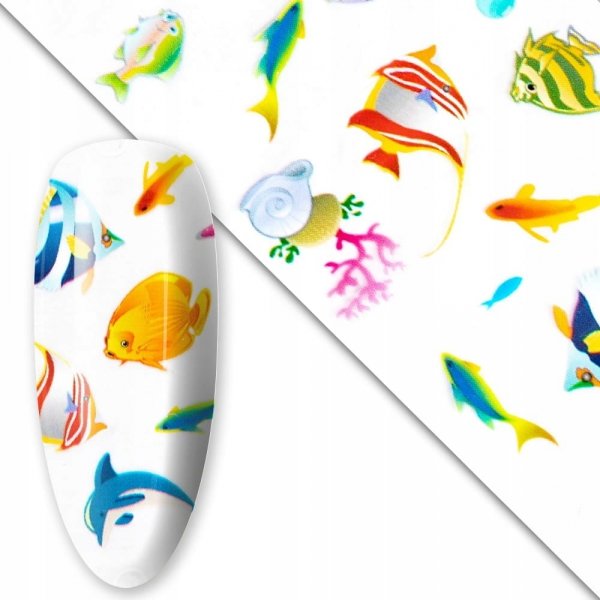 Folia Transferowa Do Paznokci 100 cm - Nemo Nr 8