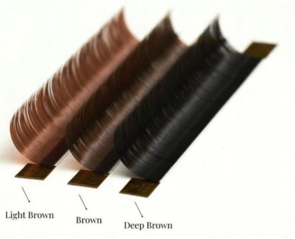 Rzęsy Noble Lashes Wave Brown C 0,07 12mm Deep Brown