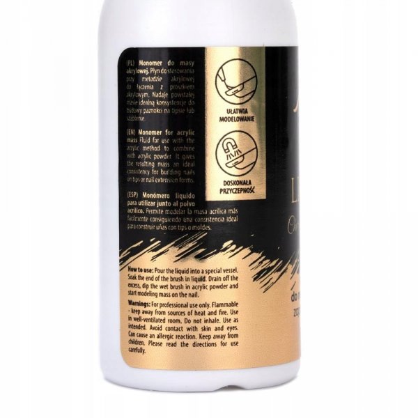 Liquid do akrylu monomer MollyLac Cherry Lady o zapachu wiśni 100 ml