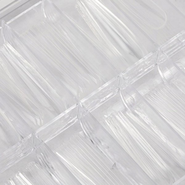 Tipsy do szybkiego przedłużania paznokci Nail Tips NTN ballerina slim 100x