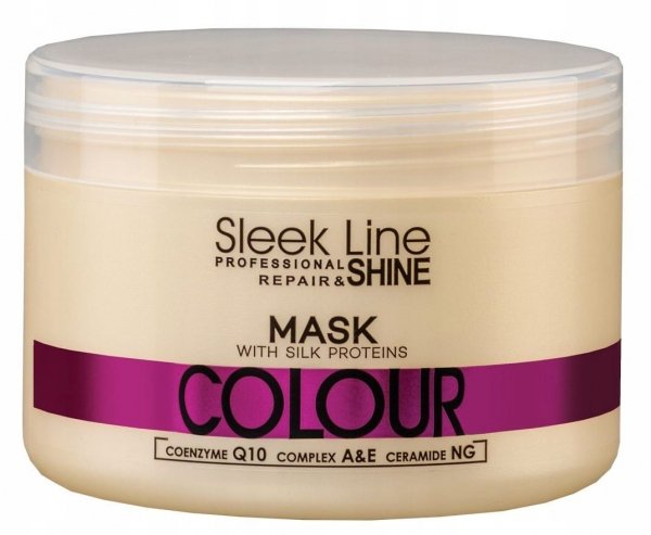 Maska do włosów farbowanych Colour 250 ml Sleek Line Stapiz