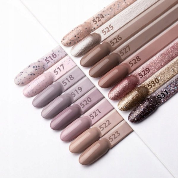 Lakier Hybrydowy NTN 5g LED/UV Gel Polish Limited Edition Brown Brąz Nr528