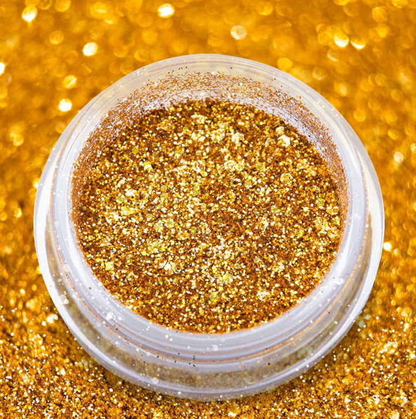 Pyłek do paznokci Brokat Sublime Gold glitter 1g
