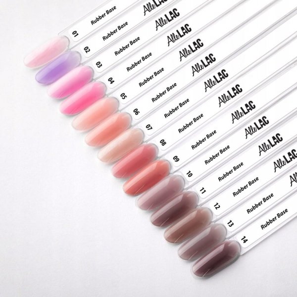 Baza Hybrydowa Do Paznokci ALLELAC 7g Kauczukowa Rubber Base Blush Nr13