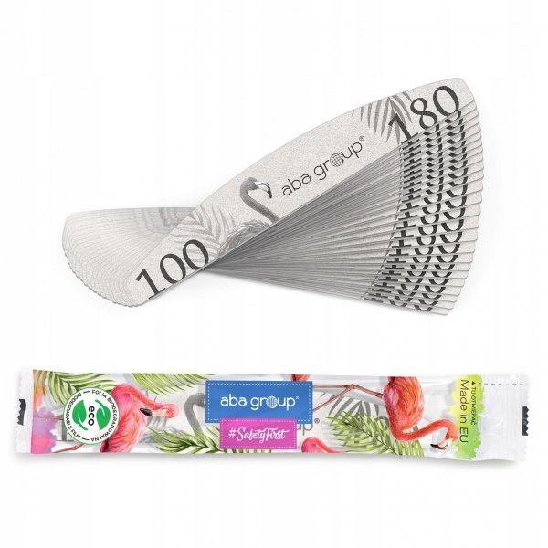 Pilnik do Paznokci 100/180 Łódka Półksiężyc Standard Folia Aba Group 25 szt