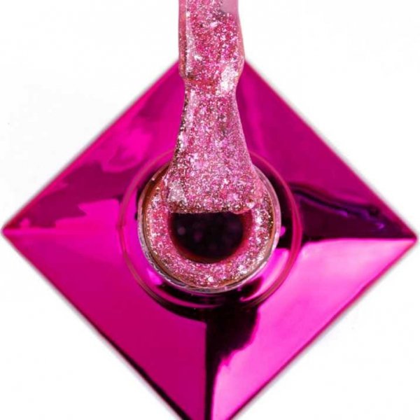 Lakier hybrydowy MollyLac 8ml brokatowy nr 540