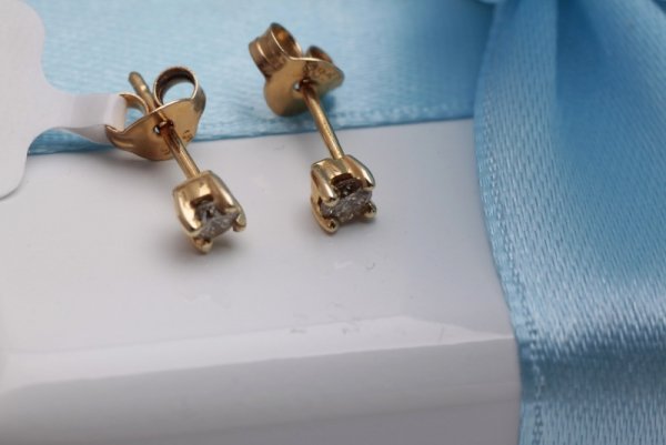 Kolczyki Złoto Diament KZD0632