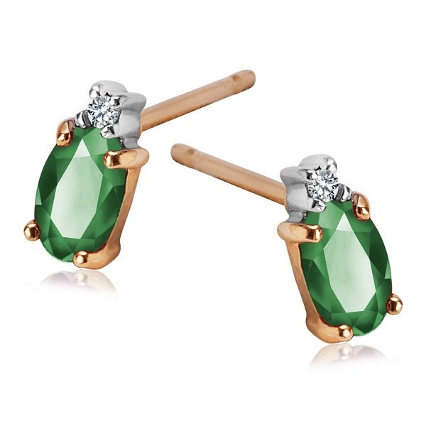 Kolczyki Złoto Diament KZD2297
