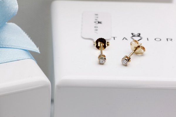 Kolczyki Złoto Diament KZD2556