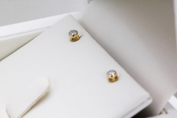 Kolczyki Złoto Diament KZD2556