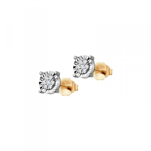 Kolczyki Złoto Diament KZD6677