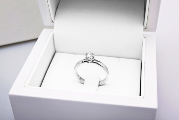 Pierścionek Złoto Diament PBD0660