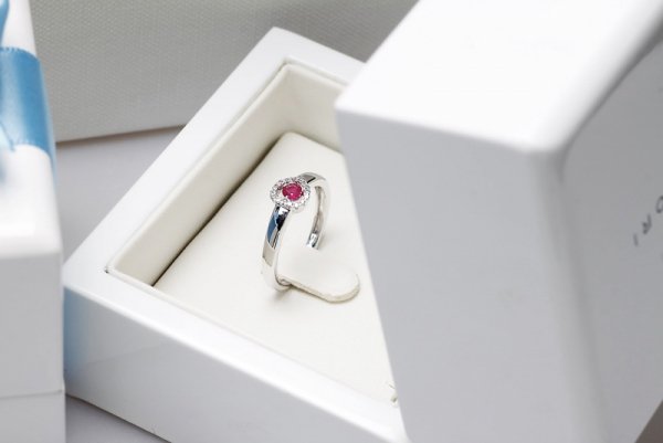 Pierścionek Złoto Diament PBD3865