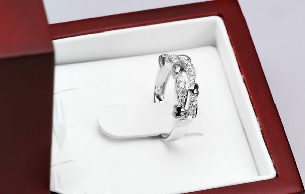 Pierścionek Złoto Diament PBD4053