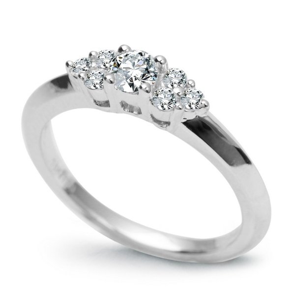 Pierścionek Złoto Diament PBD4440