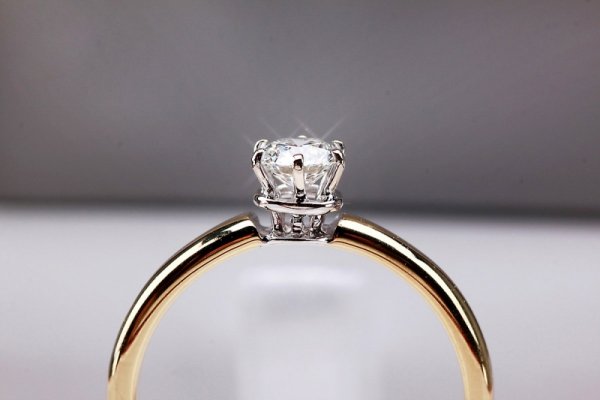 Pierścionek Złoto Diament PXD0660