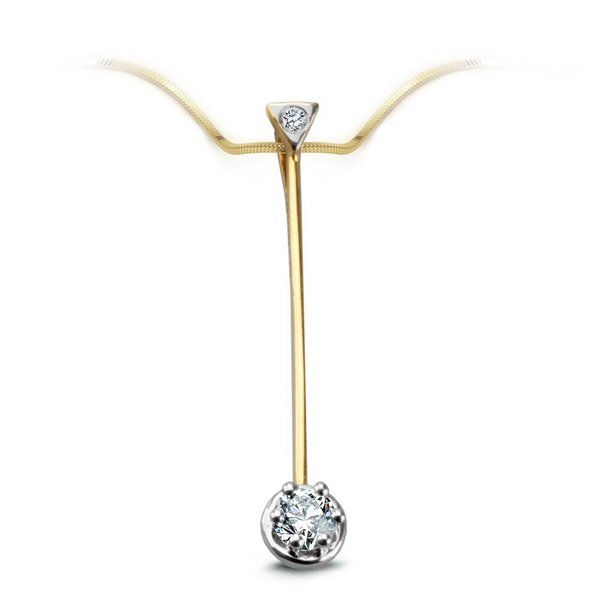 Wisiorek Złoto Diament WXD1593