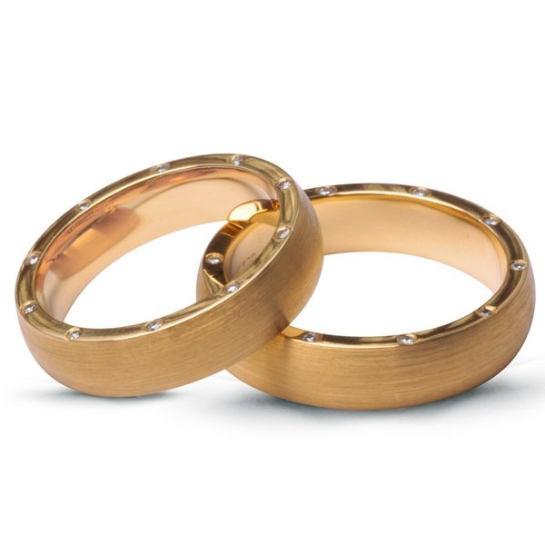 Obrączka Złoto Diament XZD1859