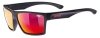 Okulary UVEX LGL 29 czarne mat, czerwone szkła