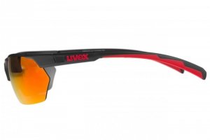 Okulary UVEX Sportstyle 114 - czarno-pomarańczowe