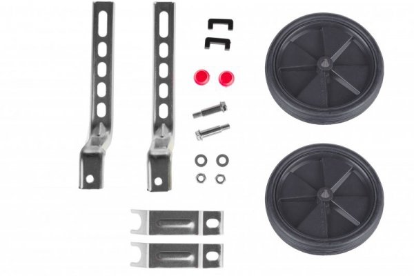 Kółka pomocnicze uniwers.12"-20" czarne