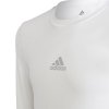 Koszulka adidas TECHFIT LS Tee Y H23156 biały 164 cm