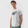 T-shirt 4F 4FWSS24TTSHM1155 10S biały XXL