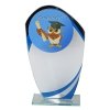Trofeum szklane W551.09 16,5 cm 