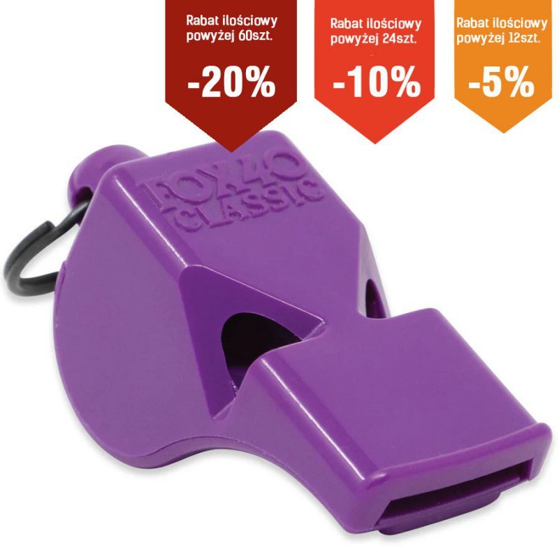 Gwizdek Fox 40 Classic Safety 115 dB fioletowy