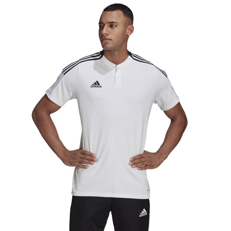Koszulka adidas Polo TIRO 21 GM7363 biały L