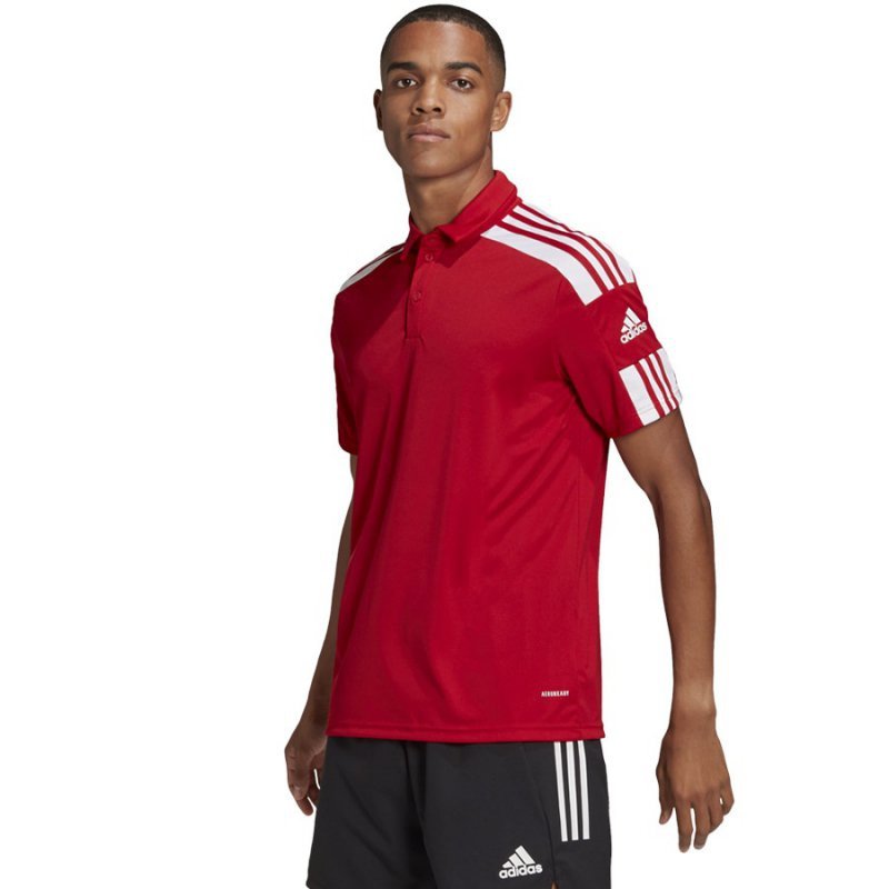 Koszulka adidas Polo SQUADRA 21 GP6429 czerwony XXXL
