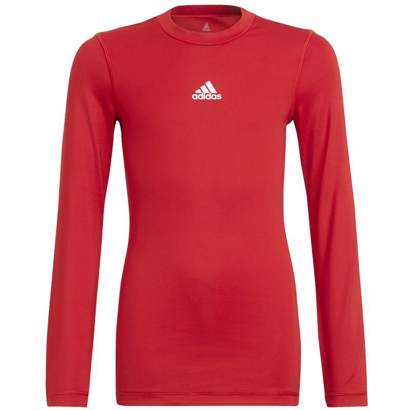 Koszulka adidas TECHFIT LS Tee Y H23154 czerwony 152 cm