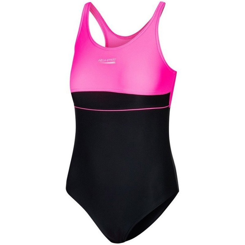Kostium kąpielowy Aqua-speed Emily 146 cm czarny