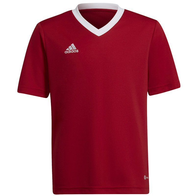 Koszulka adidas ENTRADA 22 JSY Y H57496 czerwony 164 cm