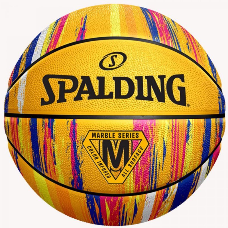 Piłka Spalding Marble 7 żółty