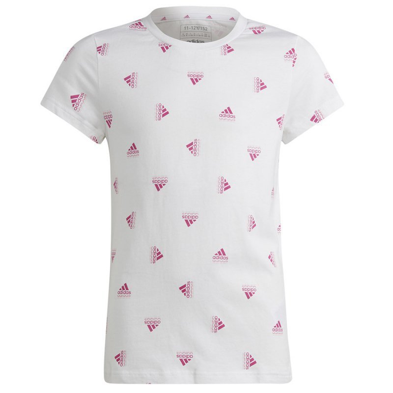 Koszulka adidas BLUV Tee girls IB8918 biały 170 cm