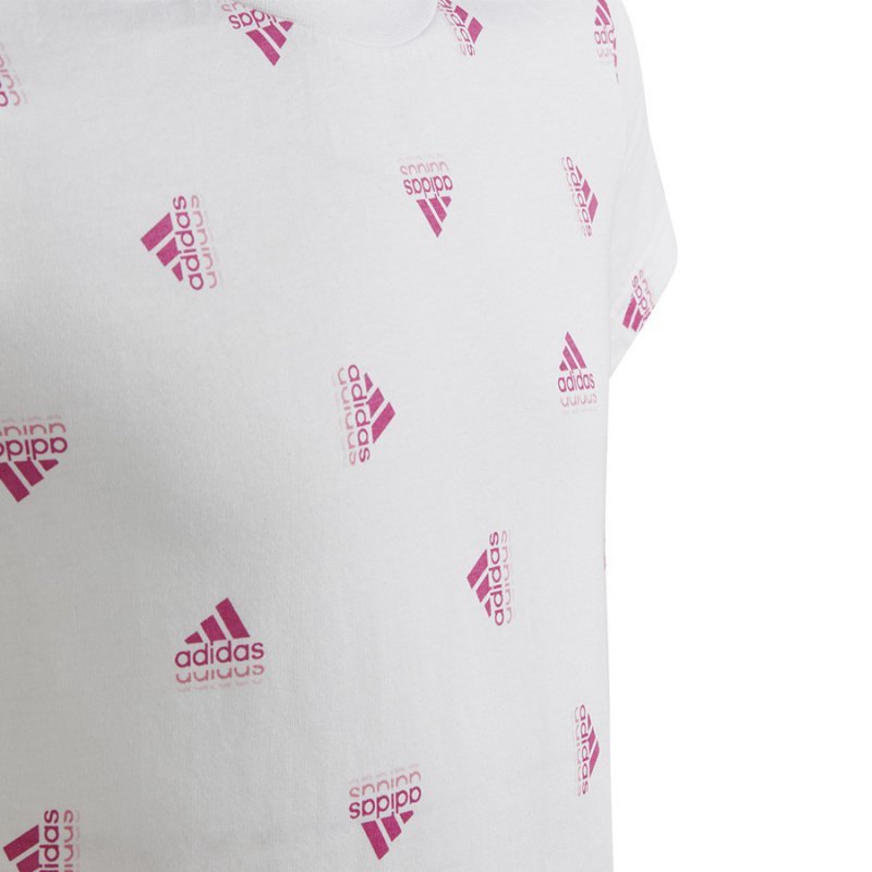 Koszulka adidas BLUV Tee girls IB8918 biały 170 cm