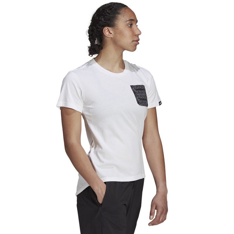 Koszulka adidas TX Pocket Tee GU8983 biały S