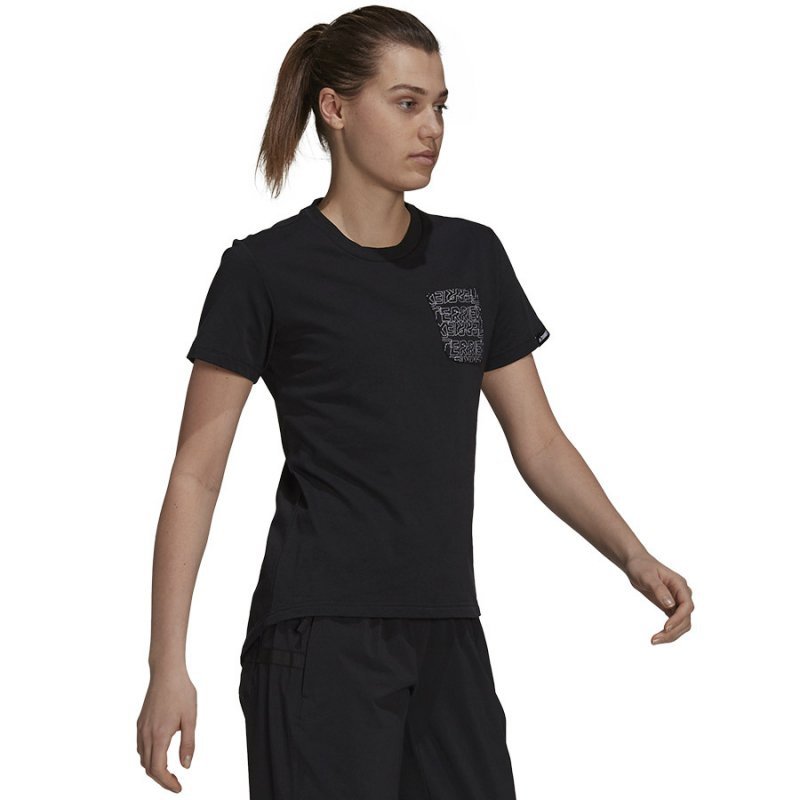 T-Shirt adidas TX Pocket Tee GU8984 czarny XS