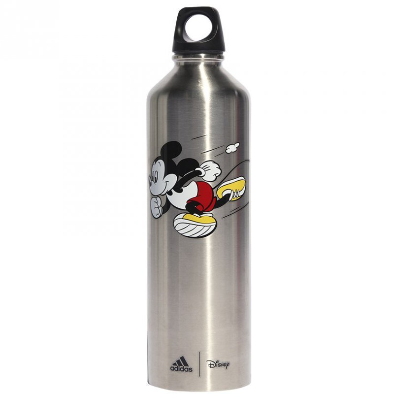 Bidon adidas X Disney Mickey Mouse 0,75l stalowy HT6404 0,75 srebrny