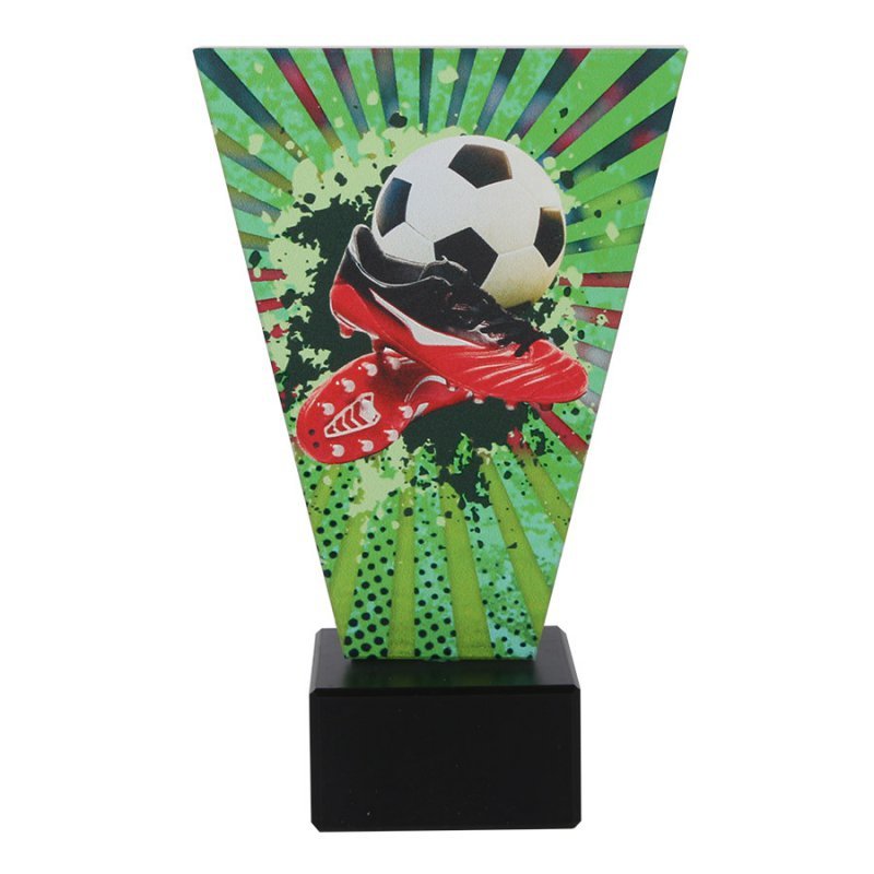Trofeum szklane piłka nożna Tryumf 20,5 cm 