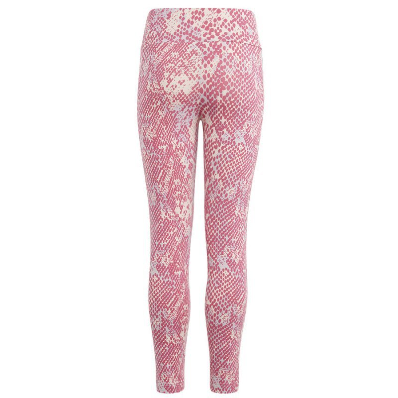 Legginsy adidas Essentials Future Icons Allover Print Tights girls IC0095 czerwony 152 cm