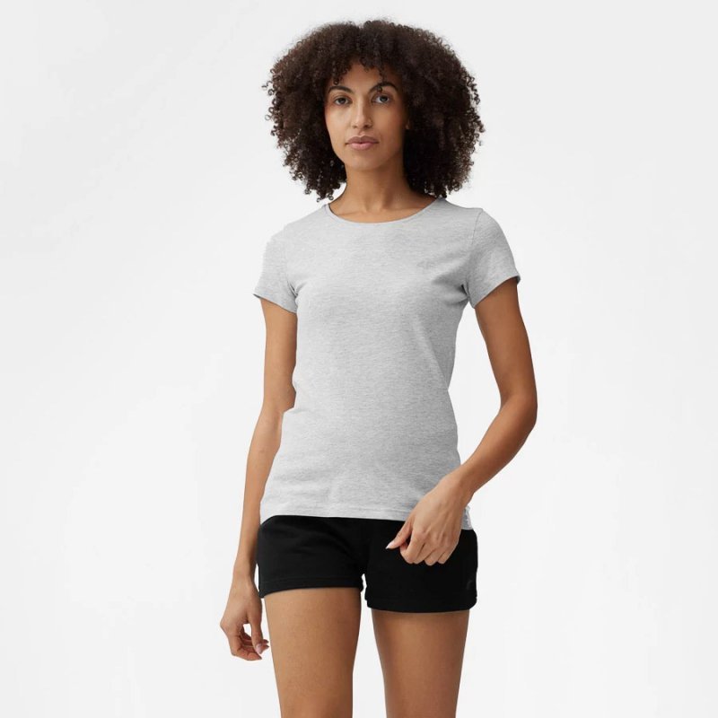 T-Shirt 4F 4FSS23TTSHF580 27M szary XS