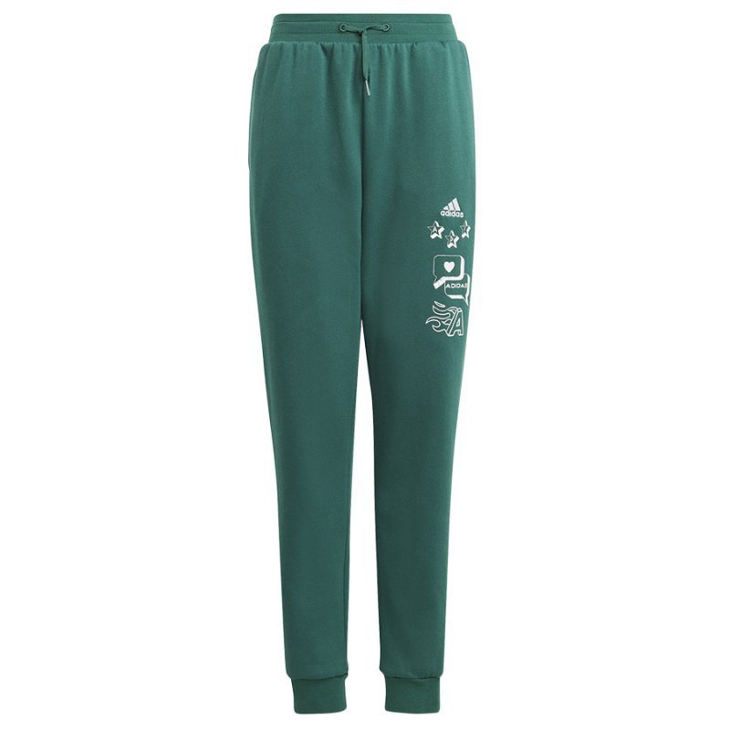 Spodnie adidas BLUV Q3 Pant Jr IA1553 zielony 176 cm